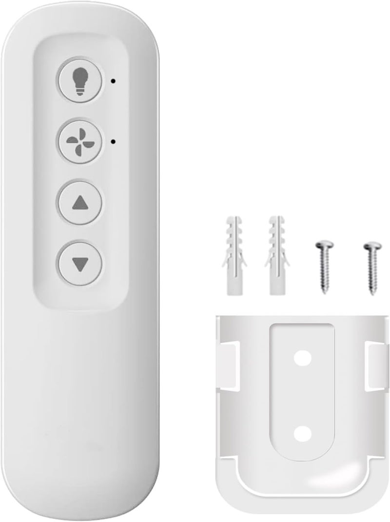COREBAY Ceiling Fan Remote Control Replacement for Hunter 99770 99392 99813, Compatible with Hunter 99770 99392 99118 99122 99123 99119, Light Dimmer 3-Speed Wall Mount (Remote Only) - Image 1